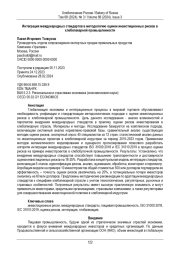 Интеграция международных стандартов в методологию оценки инвестиционных рисков в  хлебопекарной промышленности
