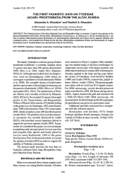 THE FIRST FAUNISTIC DATA ON TYDEIDAE (ACARI: PROSTIGMATA) FROM THE ALTAY, RUSSIA