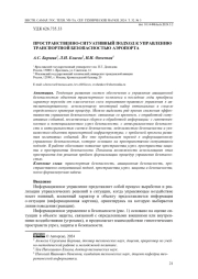 Пространственно-ситуативный подход к управлению транспортной безопасностью аэропорта