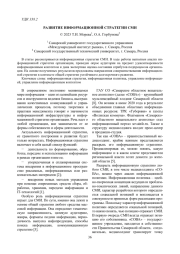 РАЗВИТИЕ ИНФОРМАЦИОННОЙ СТРАТЕГИИ СМИ