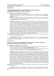 ЭКОЛОГИЯ И ВИДОВОЙ СОСТАВ ЛИЧИНОК СТРЕКОЗ (ODONATA) РАВНИННОЙ ЗОНЫ ЦЕНТРАЛЬНОГО КАВКАЗА