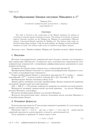 ПРЕОБРАЗОВАНИЕ БИАНКИ КАТУШКИ МИНДИНГА В E3