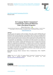DO LANGUAGE MODELS COMMUNICATE? COMMUNICATIVE INTENT AND REFERENCE FROM A DERRIDEAN PERSPECTIVE