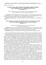 СЕЗОННАЯ ДИНАМИКА ОБИЛИЯ ГНЕЗДЯЩИХСЯ ВИДОВ СИНИЦ В СВЕТЛОХВОЙНЫХ ЛЕСАХ ЯЙЛИНСКОЙ ТЕРРАСЫ