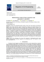 Mathematical model of foam expansion rate generated in sprinklers
