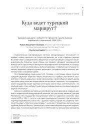 КУДА ВЕДЕТ ТУРЕЦКИЙ МАРШРУТ?