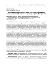 ИНФОРМИРОВАННОСТЬ НАСЕЛЕНИЯ О ЗДОРОВЬЕСБЕРЕЖЕНИИ (СОЦИОЛОГИЧЕСКИЙ АСПЕКТ НА ПРИМЕРЕ ГОРОДА ХАБАРОВСКА)