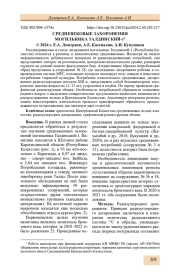 СРЕДНЕВЕКОВЫЕ ЗАХОРОНЕНИЯ МОГИЛЬНИКА ТАЛДИНСКИЙ-1