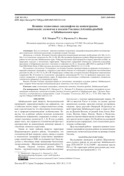 ВЛИЯНИЕ ТЕХНОГЕННЫХ ЛАНДШАФТОВ НА КОНЦЕНТРАЦИЮ ХИМИЧЕСКИХ ЭЛЕМЕНТОВ В ПОЛЫНИ ГМЕЛИНА (ARTEMISIA GMELINII) В ЗАБАЙКАЛЬСКОМ КРАЕ