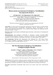 Фауна жуков-долгоносиков (Coleoptera, Curculionidae) Белгородской области