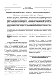 Численное моделирование роста трещины в композиционных материалах