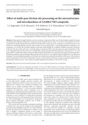 Effect of multi-pass friction stir processing on the microstructure and microhardness of AA6063 / NiO composite
