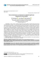 ЗОНА ВОЗМОЖНОГО СОГЛАШЕНИЯ ПО ЯДЕРНОЙ ПРОБЛЕМЕ КОРЕЙСКОГО ПОЛУОСТРОВА