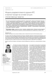 Модель редевелопмента здания АТС в малом городе на основе лучших отечественных практик