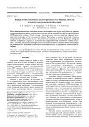 Возбуждение кольцевых диэлектрических магнитных диполей плоской электромагнитной волной