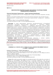 МЕЖЛИЧНОСТНОЕ ОБЩЕНИЕ МЛАДШИХ ШКОЛЬНИКОВ С РАЗЛИЧНЫМ УРОВНЕМ АКАДЕМИЧЕСКОЙ УСПЕВАЕМОСТИ