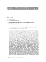 ALEXANDER KUCHIN (1888-1913?) AND HIS SMALL RUSSIAN- NORWEGIAN DICTIONARY