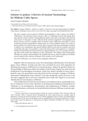 INITIATUR IN SPELAEO: A REVIEW OF ANCIENT TERMINOLOGY FOR MITHRAIC CULTIC SPACES