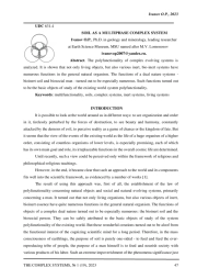 SOIL AS A MULTIPHASE COMPLEX SYSTEM