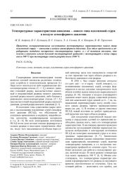 Температурные характеристики апокампа — нового типа плазменной струи в воздухе атмосферного давления