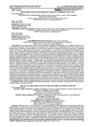 ПРАКТИЧЕСКАЯ РЕАЛИЗАЦИЯ СИСТЕМЫ НАСТАВНИЧЕСТВА В СПО