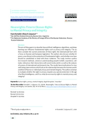 Нейроправа: время обсудить право на конфиденциальность и психическую неприкосновенность