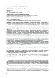 ЭФФЕКТИВНЫЕ ТЕХНОЛОГИИ ПРОДВИЖЕНИЯНА ПРИМЕРЕ РЕАЛИЗАЦИИ КОММУНИКАЦИОННОЙ КАМПАНИИ БРЕНДА МОМЕНТАЛЬНОГО ЗАГАРА "KAT_MOMENT"