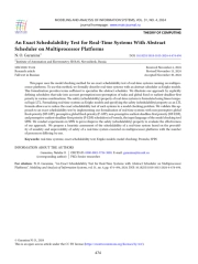 Точный тест планируемости для систем реального времени с абстрактным планировщиком на мультипроцессорных платформах