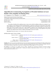 Алгоритм построения асимптотики периодических решений в моделях лазеров с быстро осциллирующей задержкой