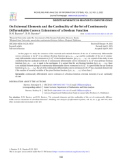 Об экстремальных элементах и мощности множества непрерывно дифференцируемых выпуклых продолжений булевой функции