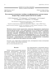 Исследования полиамидных мембран, модифицированных наночастицами нитрида бора, для фильтрации наночастиц серебра
