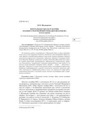 ЦЕНТРАЛЬНЫЕ ОБРАЗЫ И МОТИВЫ ПОЗДНИХ СТИХОТВОРЕНИЙ ГЕННАДИЯ ШПАЛИКОВА (СТАТЬЯ ПЕРВАЯ)