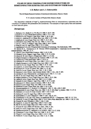 ВТСП-ПЛЕНКИ НА ПОЛУПРОВОДНИКОВЫХ ПОДЛОЖКАХ И УСТРОЙСТВА НА ИХ ОСНОВЕ