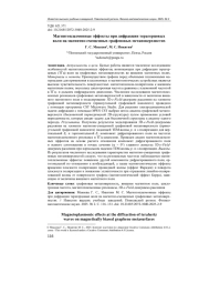 МАГНИТОПЛАЗМОННЫЕ ЭФФЕКТЫ ПРИ ДИФРАКЦИИ ТЕРАГЕРЦОВЫХ ВОЛН НА МАГНИТНО-СМЕЩЕННЫХ ГРАФЕНОВЫХ МЕТАПОВЕРХНОСТЯХ