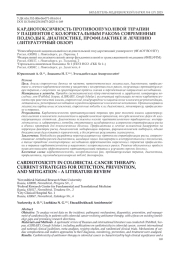 КАРДИОТОКСИЧНОСТЬ ПРОТИВООПУХОЛЕВОЙ ТЕРАПИИ У ПАЦИЕНТОВ С КОЛОРЕКТАЛЬНЫМ РАКОМ: СОВРЕМЕННЫЕ ПОДХОДЫ К ДИАГНОСТИКЕ, ПРОФИЛАКТИКЕ И ЛЕЧЕНИЮ (ЛИТЕРАТУРНЫЙ ОБЗОР)