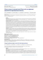 Обзор основных положений новой Чикагской классификации нарушений моторной функции пищевода