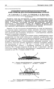 КРЕМНИЙОРГАНИЧЕСКИЙ ВЫСОКОЭЛАСТИЧНЫЙ КЛЕЙ-ГЕРМЕТИК ДЛЯ ПОЛУПРОВОДНИКОВЫХ СТРУКТУР