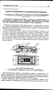 СЕРНИСТО-СВИНЦОВЫЙ 256-ЭЛЕМЕНТНЫЙ ФОТОМОДУЛЬ