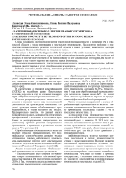 АНАЛИЗ ИННОВАЦИОННОГО РАЗВИТИЯ ИВАНОВСКОГО РЕГИОНА В СОВРЕМЕННОЙ ЭКОНОМИКЕ