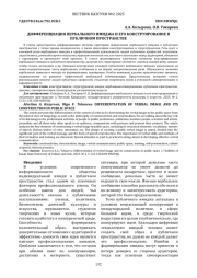 ДИФФЕРЕНЦИАЦИЯ ВЕРБАЛЬНОГО ИМИДЖА И ЕГО КОНСТРУИРОВАНИЕ В ПУБЛИЧНОМ ПРОСТРАНСТВЕ