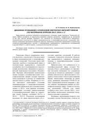 ДИНАМИКА ОТНОШЕНИЯ К ЭТНИЧЕСКИМ МИГРАНТАМ ЖИТЕЛЕЙ ТЮМЕНИ (ПО МАТЕРИАЛАМ ОПРОСОВ 2012-2024 ГГ.)