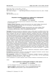 ЖАНРОВАЯ СПЕЦИФИКА ВАНДАЛЬНЫХ ГРАФИЧЕСКИХ ПОВРЕЖДЕНИЙ ГОРОДСКОГО ПРОСТРАНСТВА