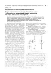 МОДЕЛИРОВАНИЕ ВЛИЯНИЯ ТОЛЩИНЫ БАРЬЕРНОГО СЛОЯ ГЕТЕРОСТРУКТУРЫ НА НАПРЯЖЕНИЕ ПРОБОЯ ТРАНЗИСТОРА С ВЫСОКОЙ ПОДВИЖНОСТЬЮ ЭЛЕКТРОНОВ