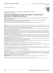 Результаты внедрения системы мониторинга суицидального поведения в Свердловской области