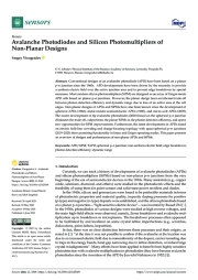 Avalanche Photodiodes and Silicon Photomultipliers of Non-Planar Designs