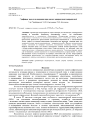 ГРАФОВЫЕ МОДЕЛИ И ОПЕРАЦИИ ПРИ ОЦЕНКЕ МИКРОСЕРВИСНЫХ РЕШЕНИЙ
