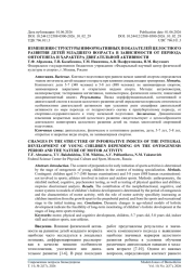 ИЗМЕНЕНИЯ СТРУКТУРЫ ИНФОРМАТИВНЫХ ПОКАЗАТЕЛЕЙ ЦЕЛОСТНОГО РАЗВИТИЯ ДЕТЕЙ МЛАДШЕГО ВОЗРАСТА В ЗАВИСИМОСТИ ОТ ПЕРИОДА ОНТОГЕНЕЗА И ХАРАКТЕРА ДВИГАТЕЛЬНОЙ АКТИВНОСТИ