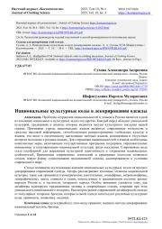 НАЦИОНАЛЬНЫЕ КУЛЬТУРНЫЕ КОДЫ В ДЕКОРИРОВАНИИ ОДЕЖДЫ