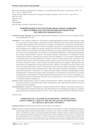 ФОРМИРОВАНИЕ КУЛЬТУРЫ МЕЖНАЦИОНАЛЬНОГО ОБЩЕНИЯ У ИНОСТРАННЫХ КУРСАНТОВ В ПОЛИКУЛЬТУРНОЙ СРЕДЕ РОССИЙСКОГО ВОЕННОГО ВУЗА