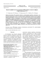 Хроматографическое исследование СВЧ-разряда в жидком нефрасе с барботированием СО2